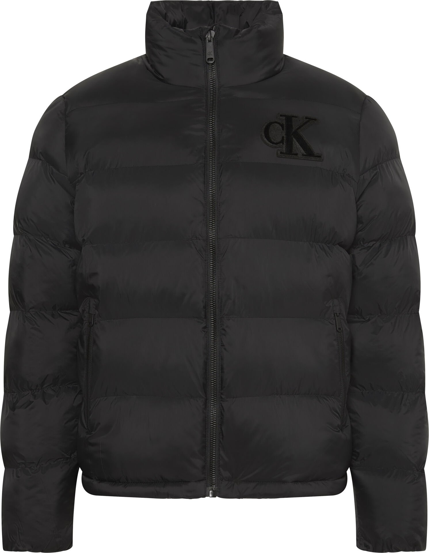 LS NYLON MONOGRAM PUFFER JKT