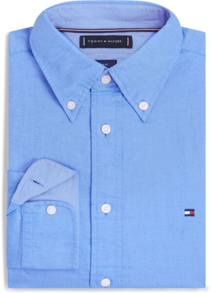 CL LINEN BLEND SOLID BTD RF SH