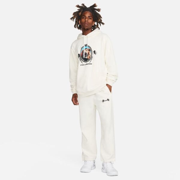 LJ M NK OPEN HEM BRSH FLC PNT