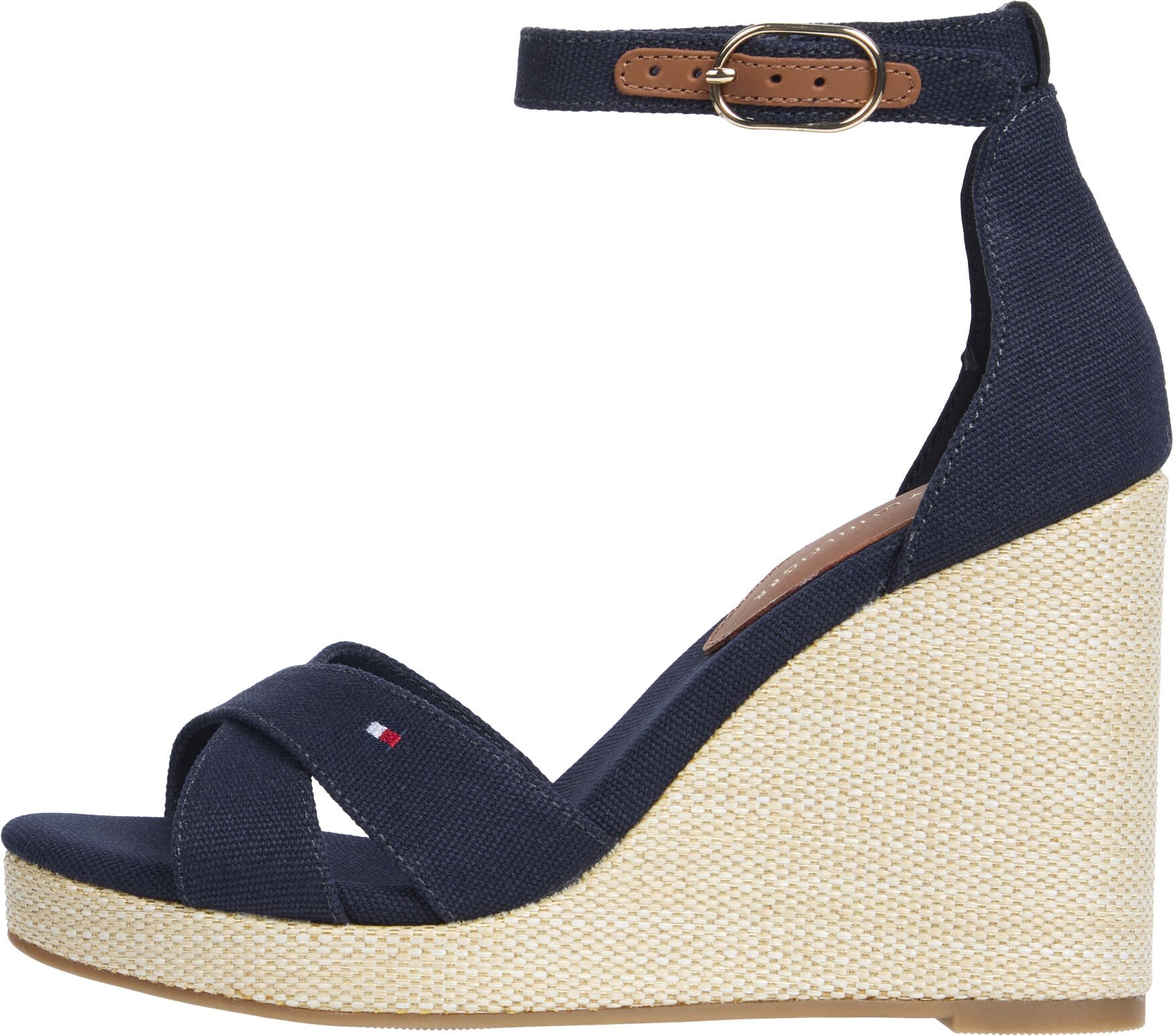 FLAG HIGH WEDGE ESPAD CRISSCRO