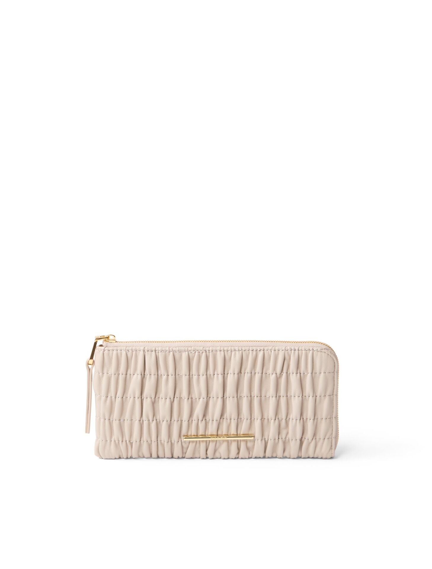 Ruched LONG L-ZIP