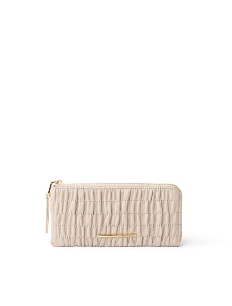 Ruched LONG L-ZIP