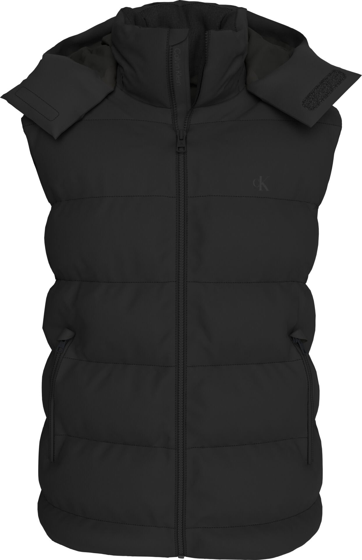 LS NYLON ZIP OFF HOOD DOWN PUF