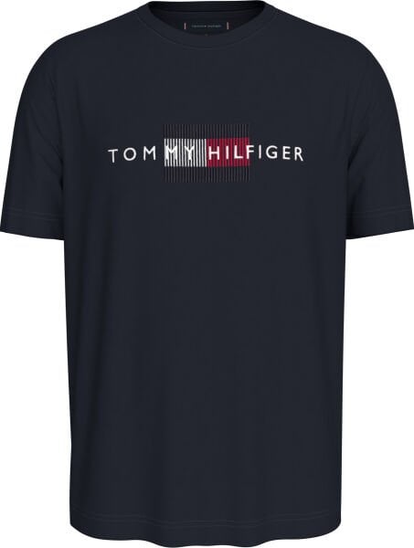 HILFIGER FLAG EMBRO TEE