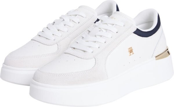 TH SATIN PLATFORM SNEAKER