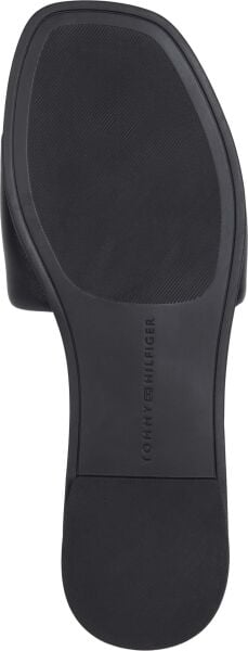 TH LOGO HARDWARE LEATHER MULE