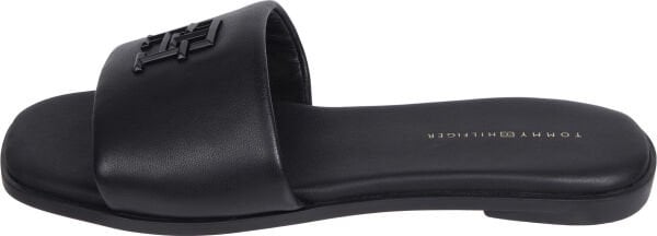 TH LOGO HARDWARE LEATHER MULE