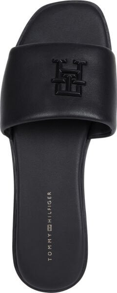 TH LOGO HARDWARE LEATHER MULE