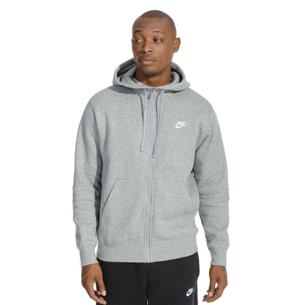 M NSW CLUB HOODIE FZ BB Gri - XL
