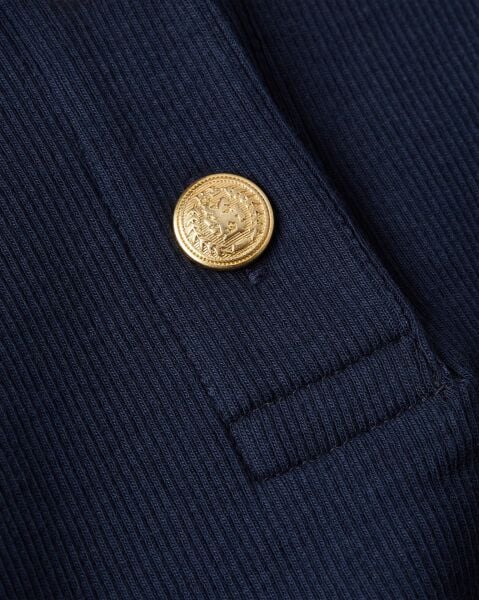 SLIM GOLD BUTTON POLO SS