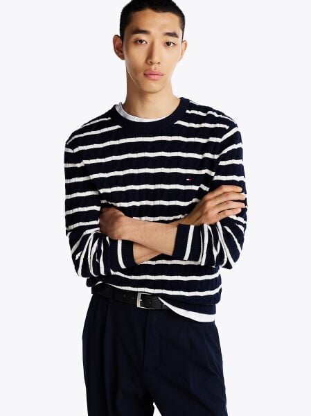 CLASSIC CABLE CREW NECK
