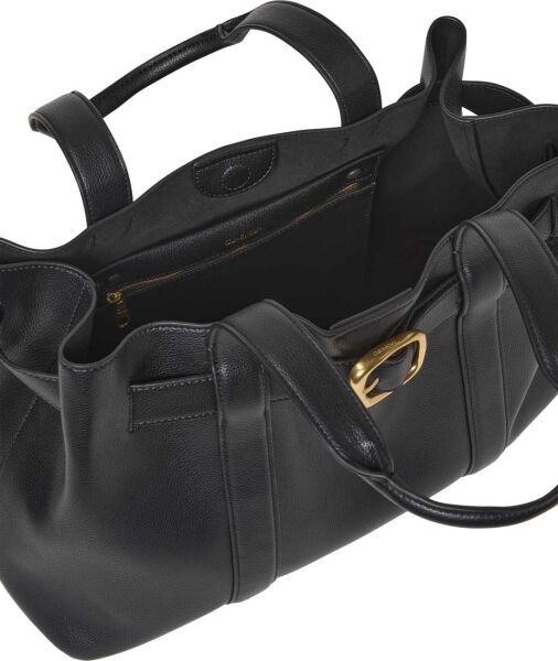 BUCKLE MINI TOTE WITH STRAP