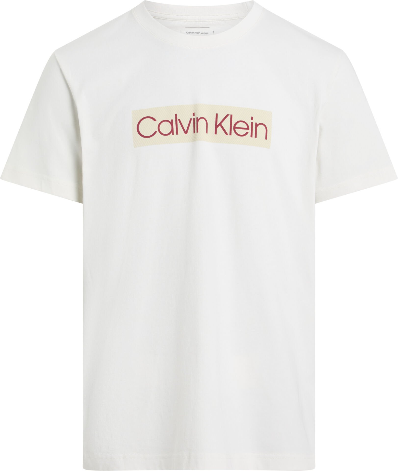 CALVIN KLEIN LABEL PRINT TEE