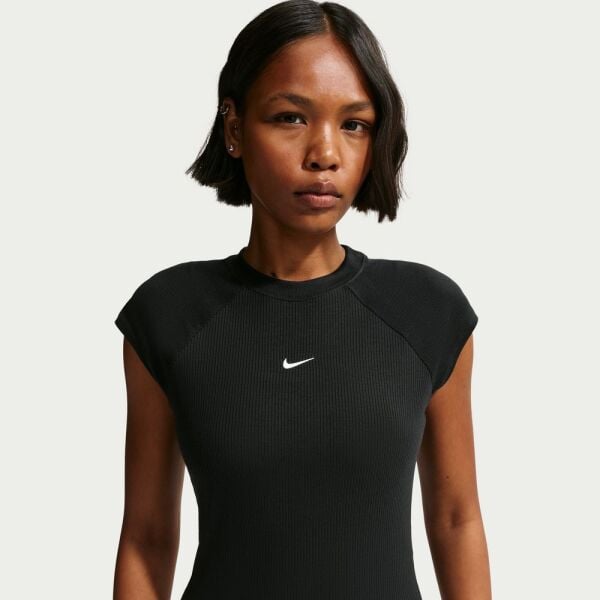 W NSW CHILL KNIT RIB SS TOP