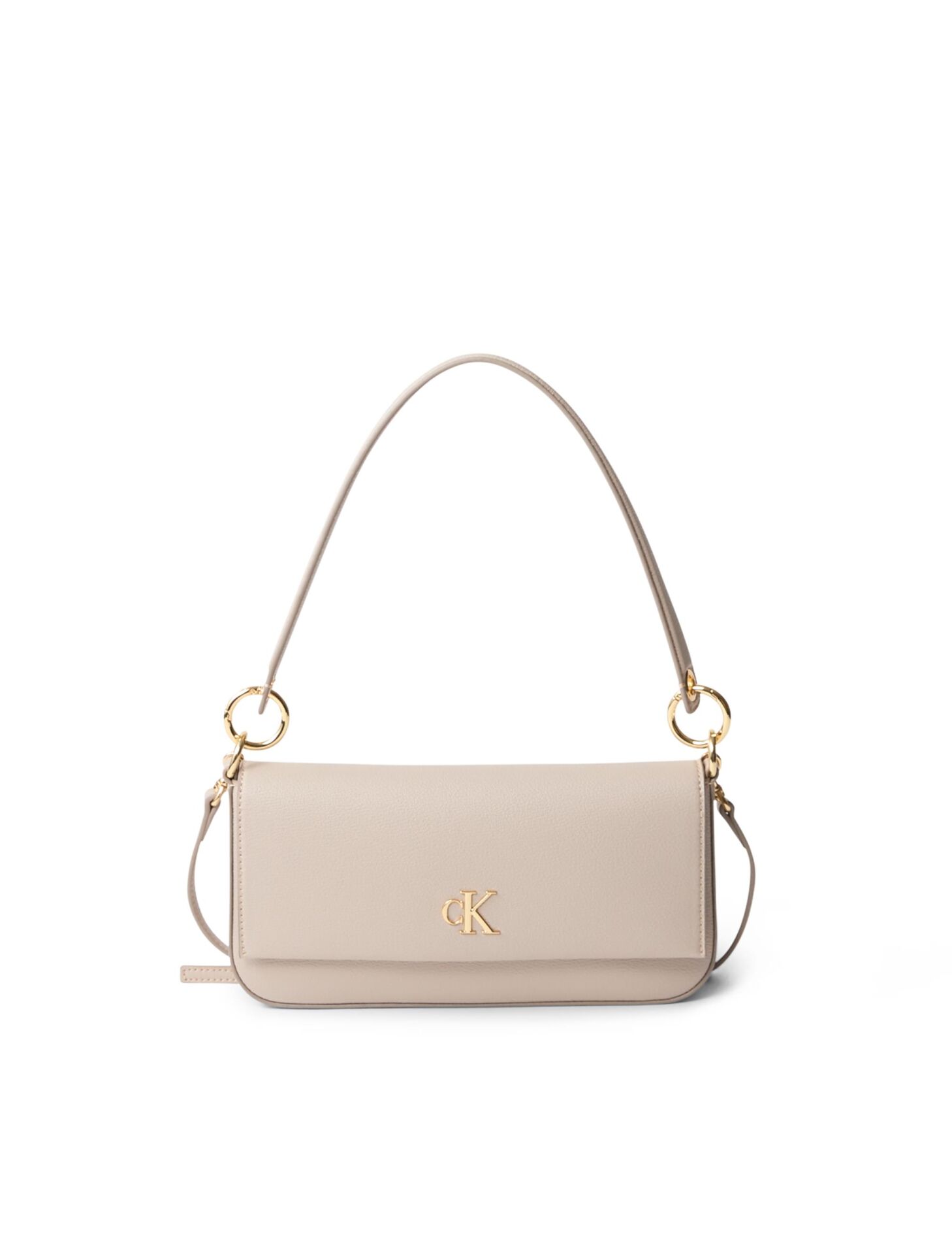MINIMAL MONOGRAM SHOULDER POUC