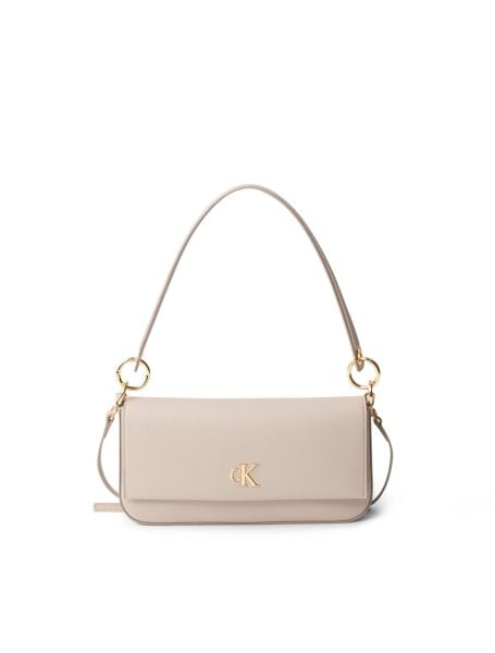 MINIMAL MONOGRAM SHOULDER POUC