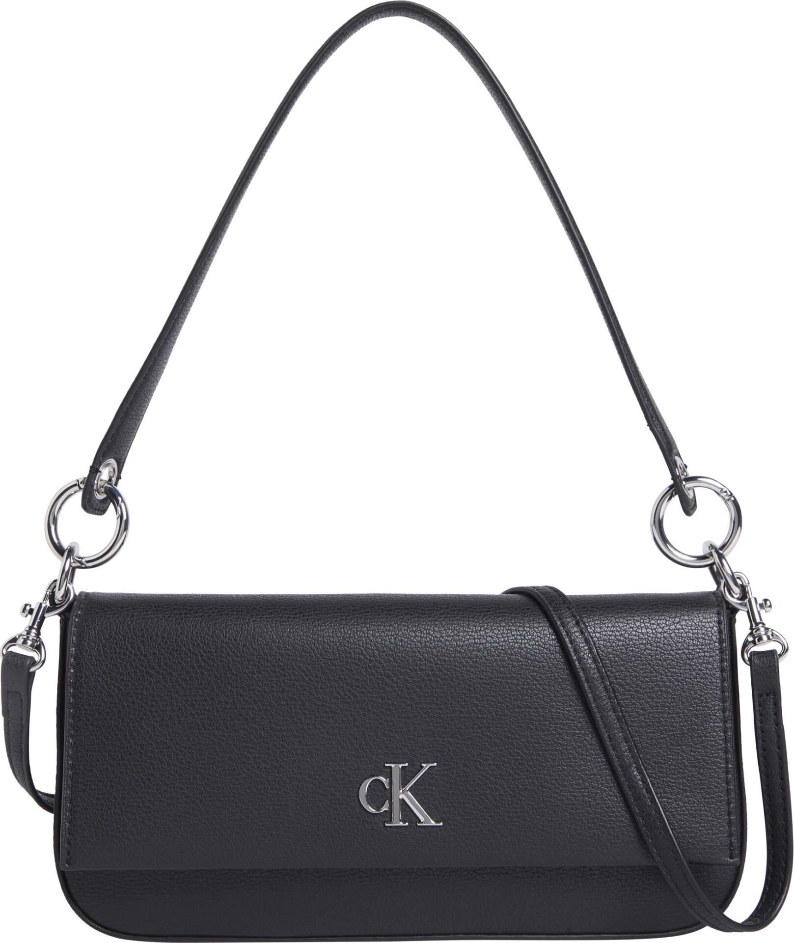 MINIMAL MONOGRAM SHOULDER POUC