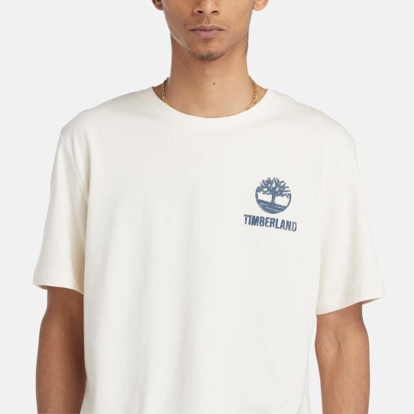 Short Sleeve Back Logo Graphic Tee