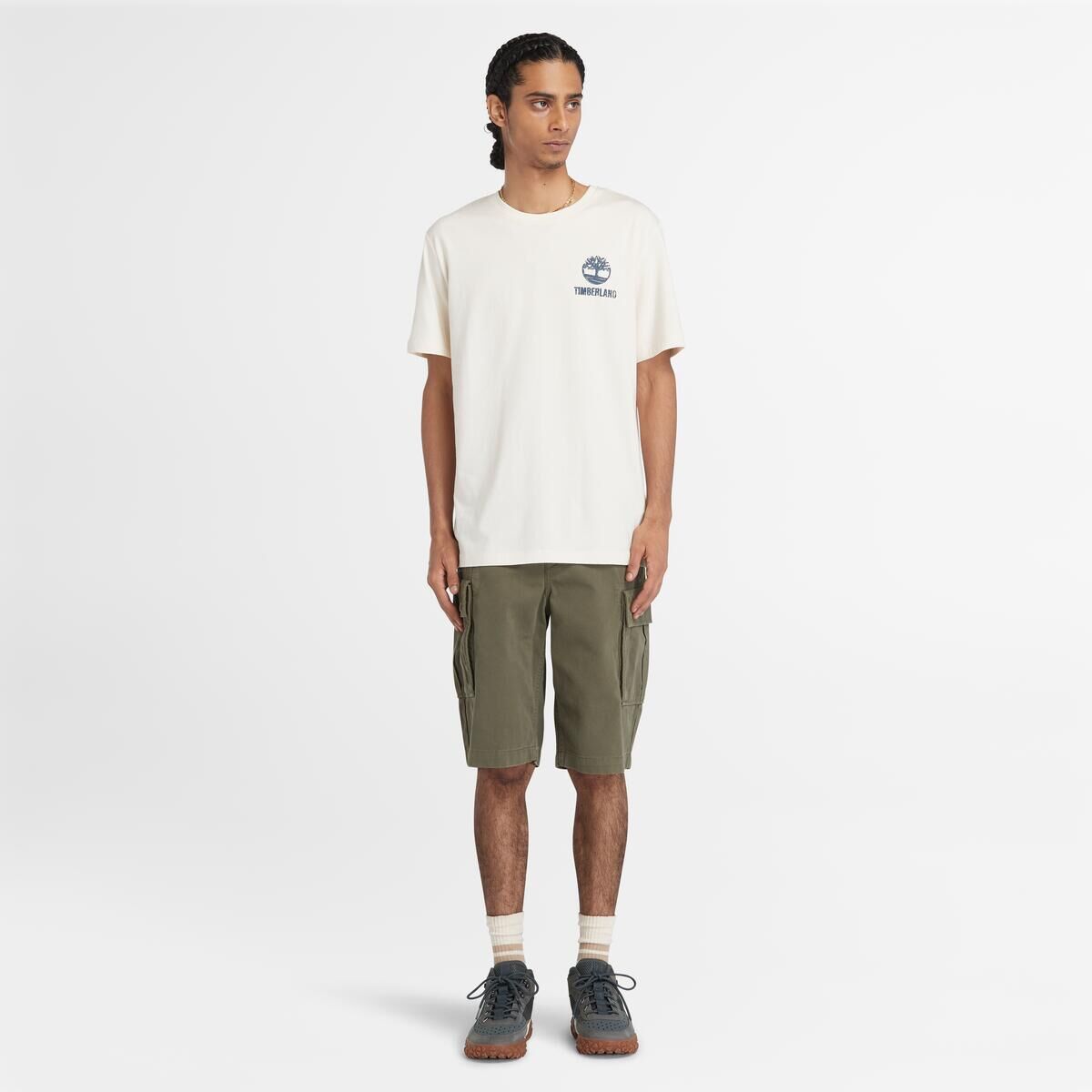 Short Sleeve Back Logo Graphic Tee