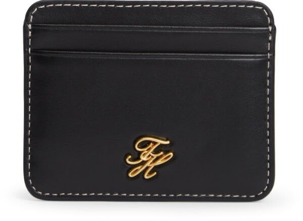 TH SCRIPT LEATHER CC HOLDER