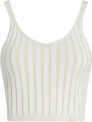 PLATED SWEATER BRALETTE