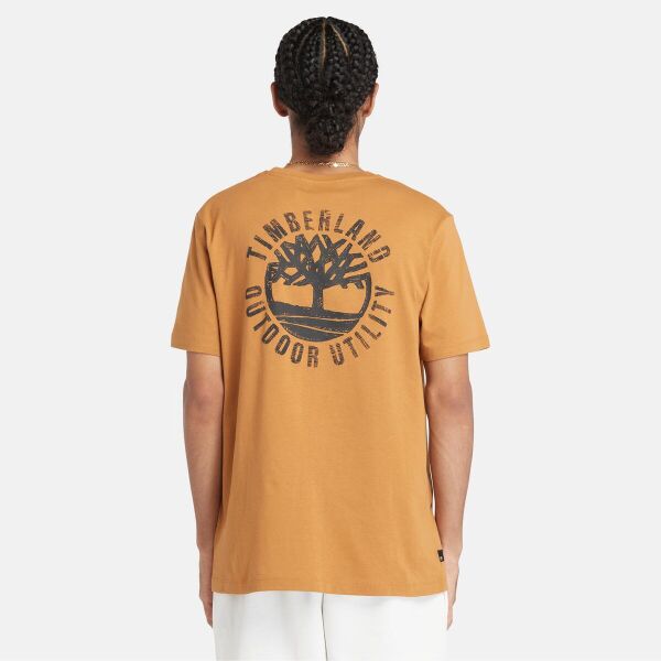 Short Sleeve Back Logo Graphic Tee
