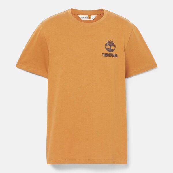 Short Sleeve Back Logo Graphic Tee