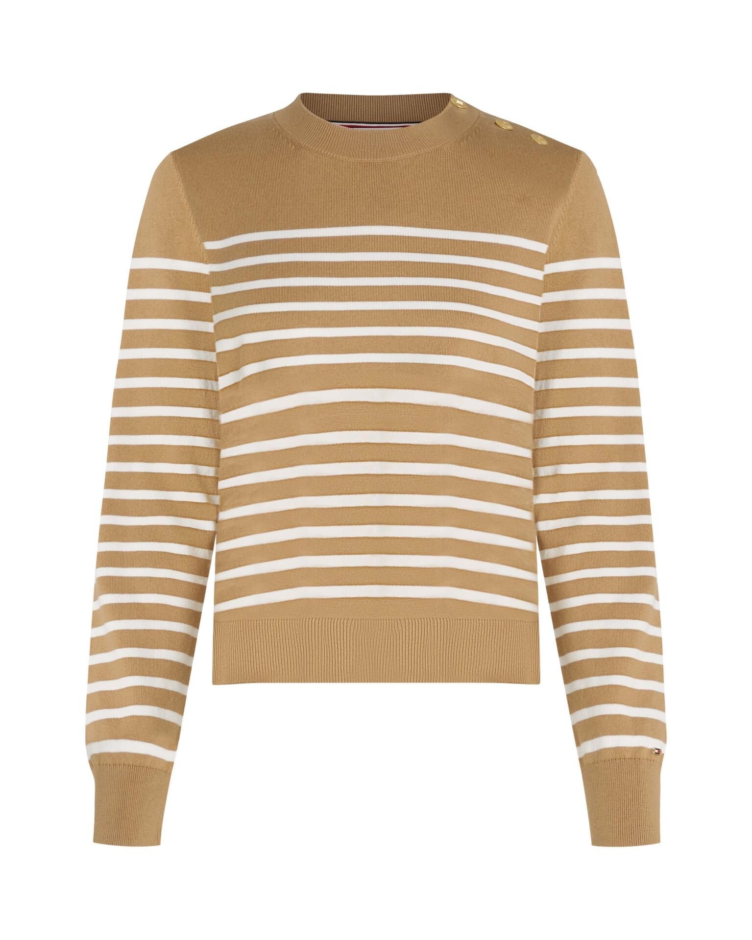 CO JERSEY MID GG LS GOLD BTN S