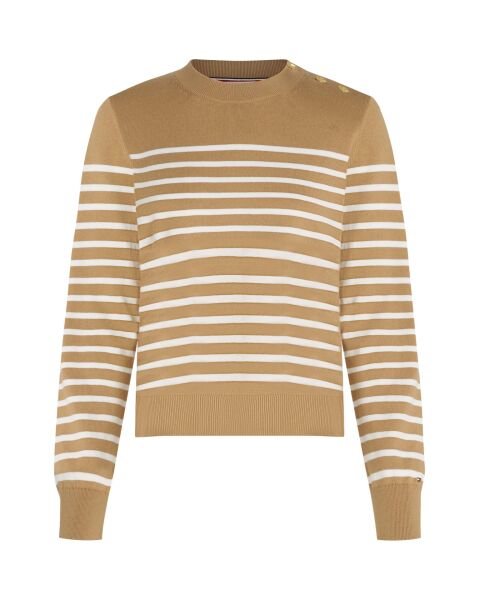 CO JERSEY MID GG LS GOLD BTN S