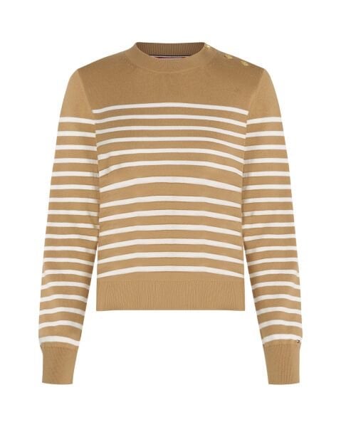 CO JERSEY MID GG LS GOLD BTN S