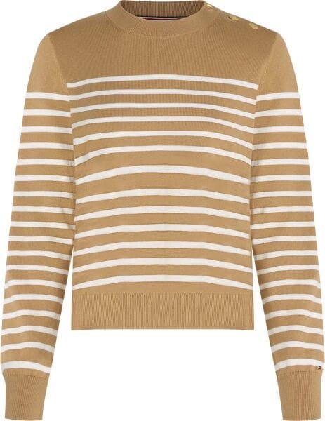 CO JERSEY MID GG LS GOLD BTN S