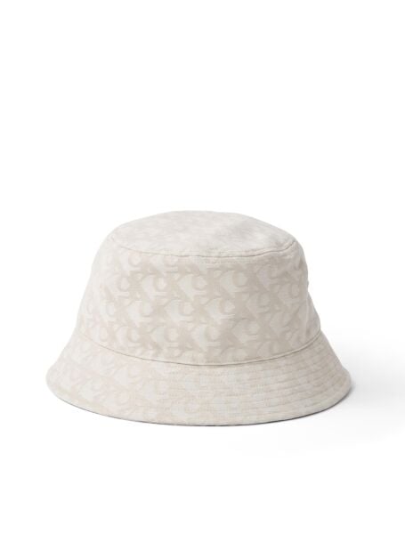 LOGO JACQUARD BUCKET HAT