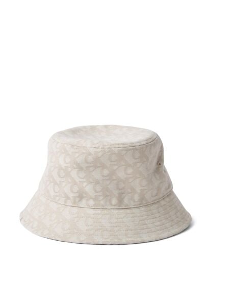 LOGO JACQUARD BUCKET HAT