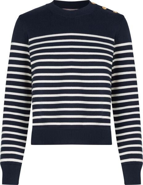 CO JERSEY MID GG LS GOLD BTN S