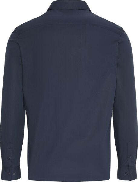 LS SOLID STRETCH SLIM SHIRT