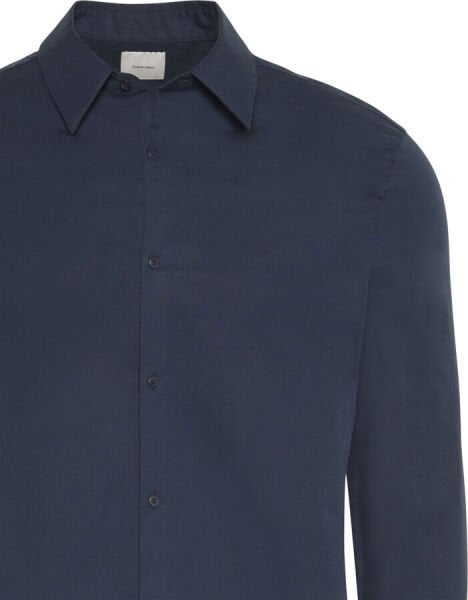 LS SOLID STRETCH SLIM SHIRT