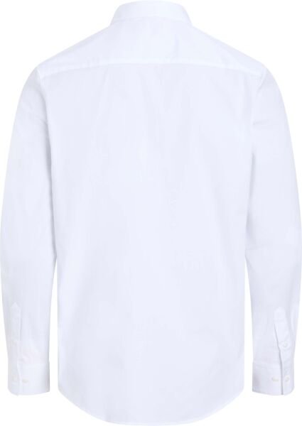 LS SOLID STRETCH SLIM SHIRT