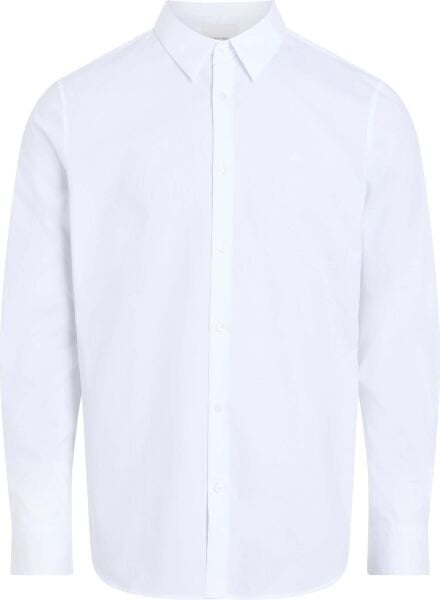 LS SOLID STRETCH SLIM SHIRT