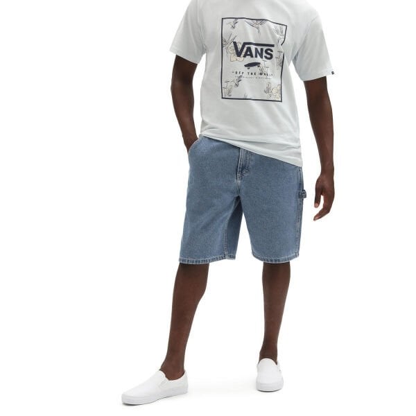 DRILL CHORE LOOSE DENIM SHORT