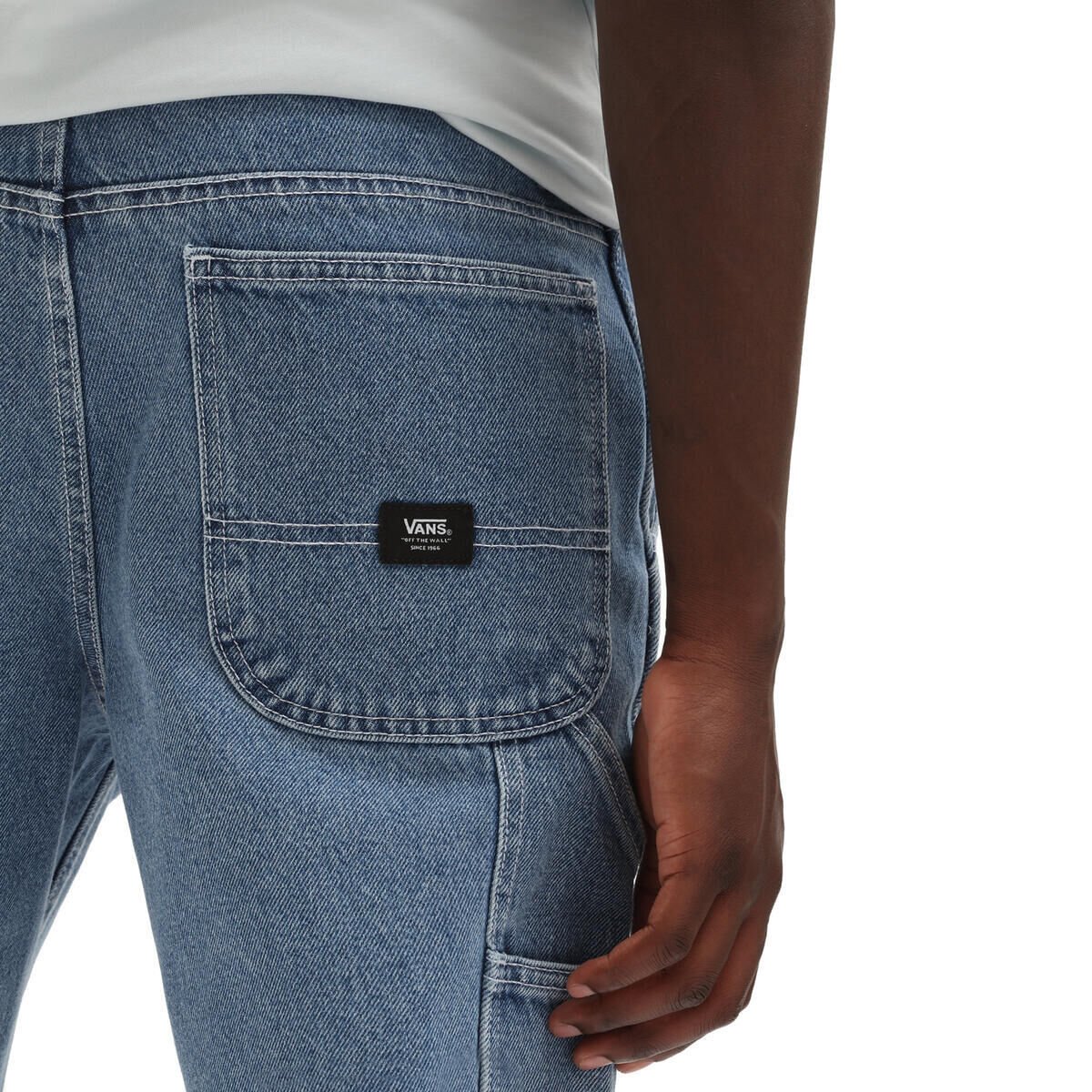 DRILL CHORE LOOSE DENIM SHORT