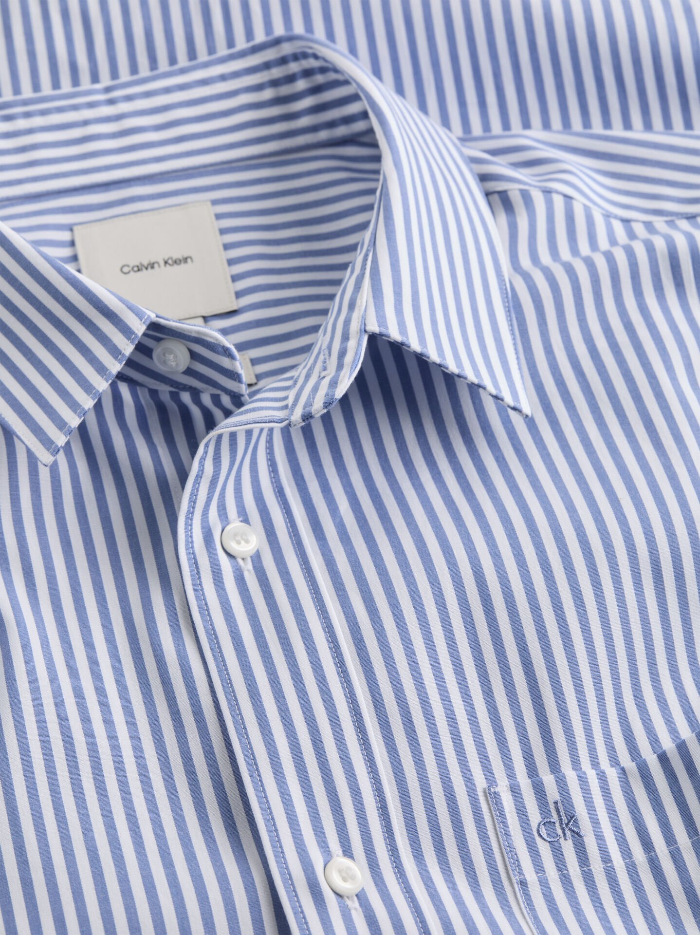 POPLIN STRIPE L/S SHIRT
