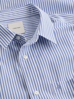 POPLIN STRIPE L/S SHIRT