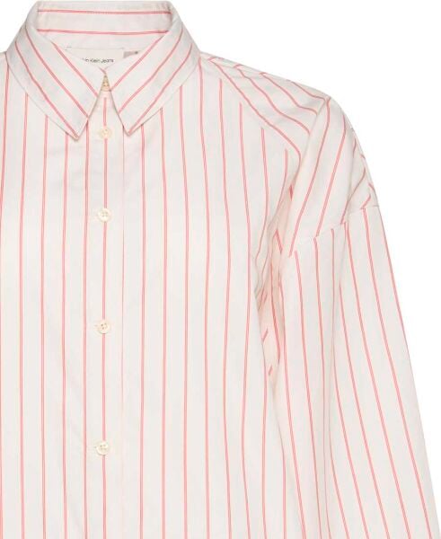 YD STRIPE BOXY CROPPED SHIRT