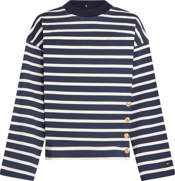 LWK GOLD BUTTON TERRY SWTSHRT