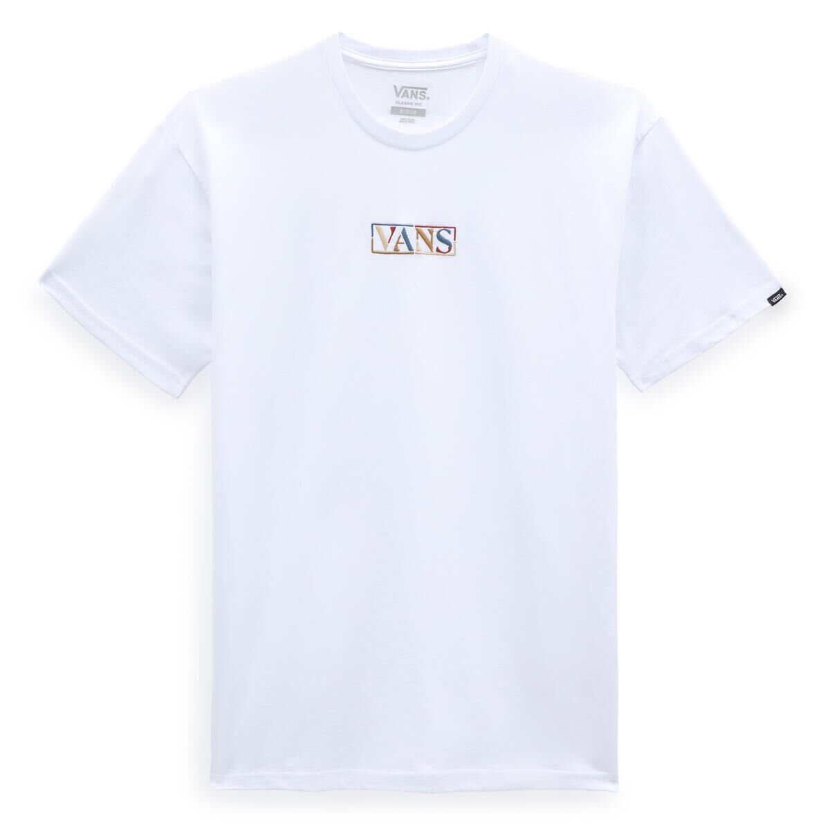 MULTI COLORED CENTER LOGO SS TEE
