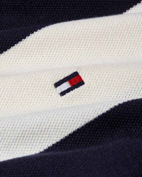 BLOCKING CONTRAST PLACKET POLO