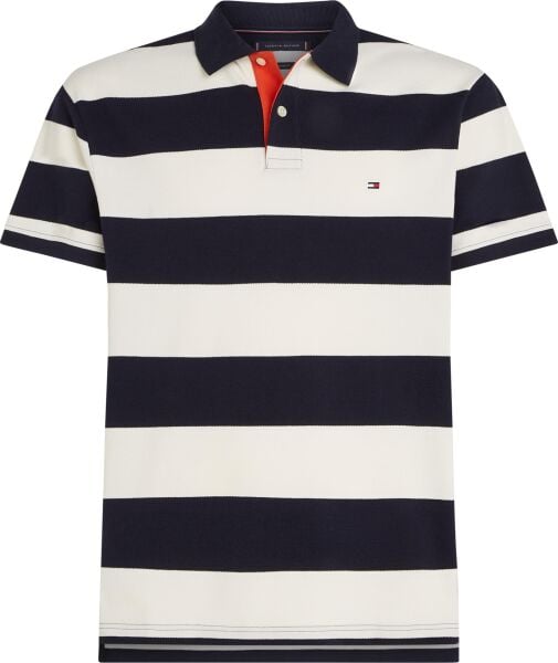BLOCKING CONTRAST PLACKET POLO