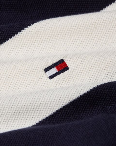 BLOCKING CONTRAST PLACKET POLO