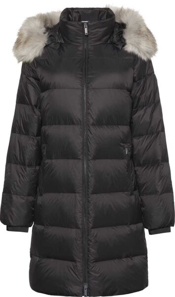 LONG DOWN JACKET WITH FUR