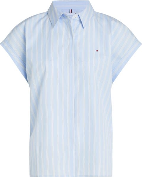 POPLIN SLEEVELESS RELAXED SHIR